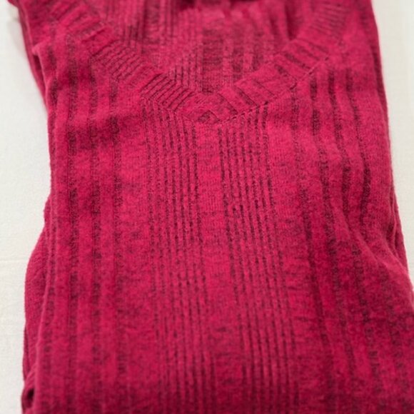 "RASPBERRY" PULL OVER LIGHT WEIGHT SWEATER WITH WIDE WALE PATTERN Women's Size S - Picture 4 of 6